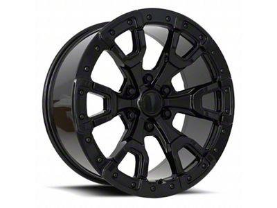 Bronco Replica Gloss Black 6-Lug Wheel; 17x9; 18mm Offset (19-23 Ranger)