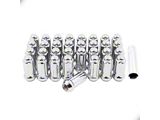 Chrome 6-Spline Lug Nut Kit; 12mm x 1.5; Set of 24 (19-25 Ranger)
