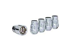 Chrome Acorn Wheel Locks; M12x1.5; Set of 5 (19-25 Ranger)