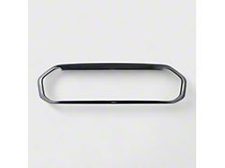 Chrome Delete Grille Overlay; Gloss Black (19-23 Ranger XL, XLT)