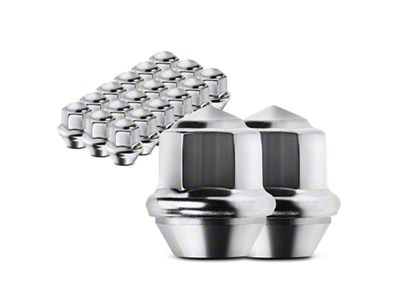 Chrome Lug Nuts; M12x1.5; Set of 20 (19-23 Ranger)