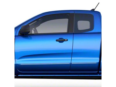 ChromeLine Body Side Molding; Shadow Black Pearl (19-23 Ranger SuperCab)