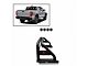 Classic Roll Bar with 5.30-Inch Black Round Flood LED Lights; Black (19-24 Ranger w/ Tonneau Cover)