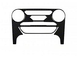 Climate Control Accent Trim; Domed Carbon Fiber (19-23 Ranger)