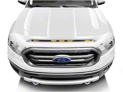 Aeroskin LightShield Color-Match Hood Protector; Oxford White (19-23 Ranger)
