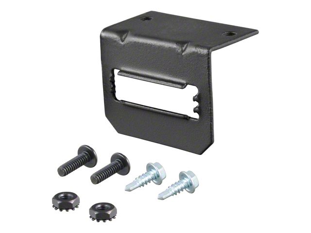 Connector Mounting Bracket for 5-Way Flat; Black