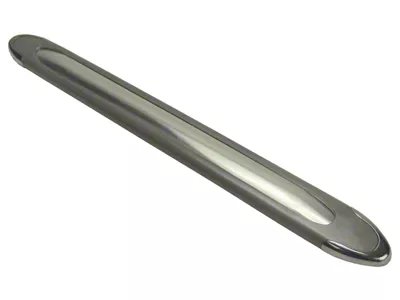 Deluxe Bumper Guards; Silver/Chrome; 19.75-Inch (Universal; Some Adaptation May Be Required)