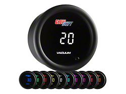 Digital Vacuum Gauge; Black 10 Color (Universal; Some Adaptation May Be Required)