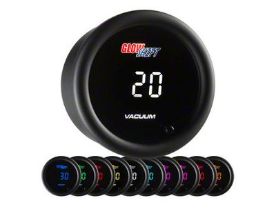 Digital Vacuum Gauge; Black 10 Color (Universal; Some Adaptation May Be Required)