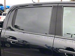 Door B and C-Pillar Accent Trim; Domed Carbon Fiber (19-23 Ranger SuperCrew)