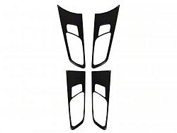 Door Handle Surround Accent Trim; Domed Carbon Fiber (19-23 Ranger SuperCrew)