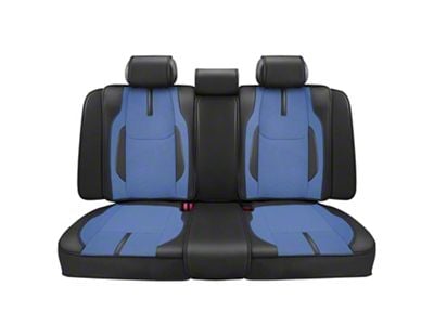 Drive Series Front and Rear Seat Covers; Dark Blue/Black (Universal; Some Adaptation May Be Required)