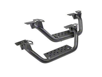 Go Rhino Drop Steps for Dominator D6 Side Steps Only; Textured Black (19-24 Ranger SuperCrew w/ Dominator D6 Side Steps)