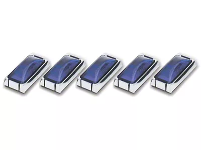 Dualie Style Tailgate Light Kit; Blue (Universal; Some Adaptation May Be Required)