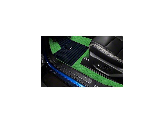 F1 Hybrid Front Floor Mats; Lime Green (19-24 Ranger)