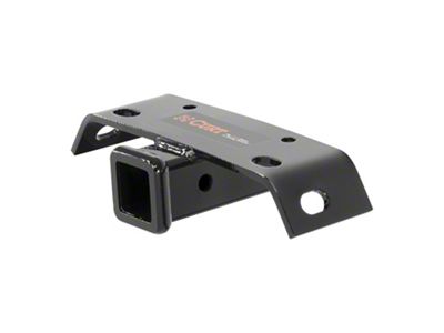 Factory Steel Bumper Mounted Trailer Hitch; For Step Bumper Only (Universal; Some Adaptation May Be Required)