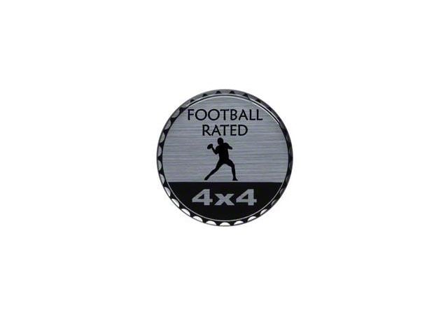 Football Rated Badge (Universal; Some Adaptation May Be Required)