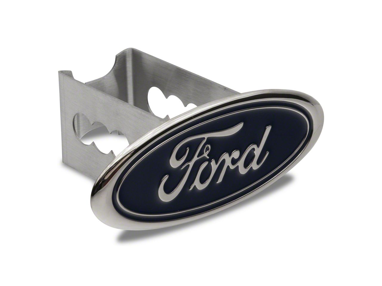 Ranger Ford Hitch Cover; Chrome (Universal; Some Adaptation May Be