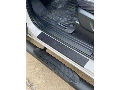 Front Door Sill Protection; Black (19-23 Ranger SuperCrew)