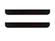 Front Door Sill Protection with Ranger Logo; Domed Carbon Fiber with Red Outline (19-23 Ranger)