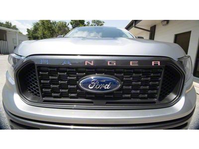 Front Grille Insert Letters; American Flag (19-23 Ranger)