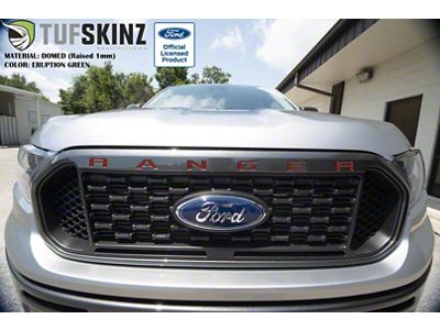Front Grille Insert Letters; Rapid Red (19-23 Ranger)