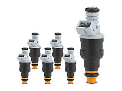 Fuel Injector Kit; Set of 6; Grey (86-97 2.9L, 3.0L Ranger)