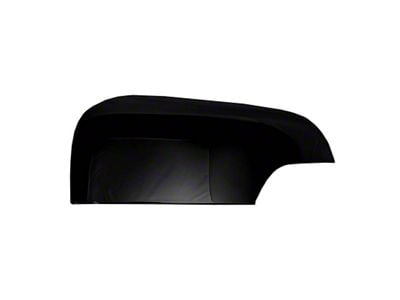 Half Top Replacement Mirror Covers with Turn Signal Opening; Gloss Black ABS (19-24 Ranger)