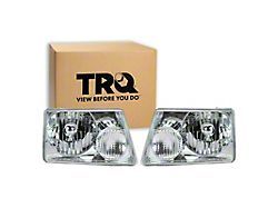 Halogen Headlights; Chrome Housing; Clear Lens (01-11 Ranger)