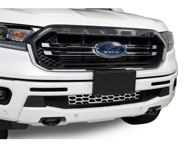 Putco Hex Shield Lower Bumper Grille Insert; Polished (19-23 Ranger w/o Adaptive Cruise Control)