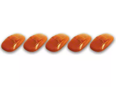 Hi-5 Cab Roof Light Kit; 99-02 Dodge Style; Amber (Universal; Some Adaptation May Be Required)