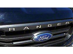 Hood Letter Inserts; Stainless Steel (19-24 Ranger)