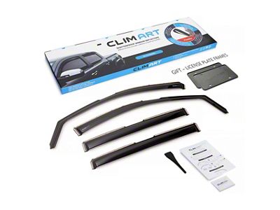 in-Channel Window Deflectors (19-23 Ranger SuperCrew)