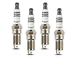 Iridium and Platinum Spark Plugs; Set of 4 (83-09 2.0L, 2.3L Ranger)