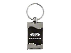 Ranger Rectangular Wave Black Key Fob 