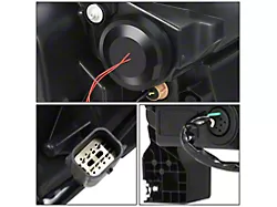 LED DRL Switchback Projector Headlights; Black Housing; Clear Lens (19-23 Ranger w/ Factory LED Headlights)