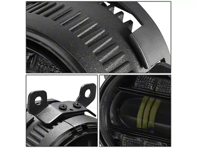 LED Projector Fog Lights; Smoked (19-23 Ranger)