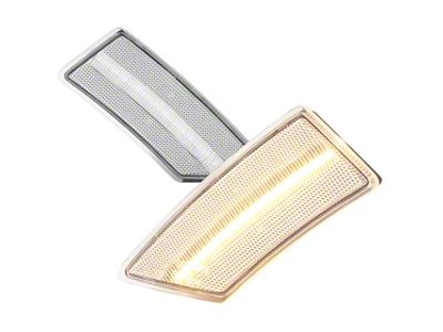 LED Side Marker Lights; Clear (19-23 Ranger)