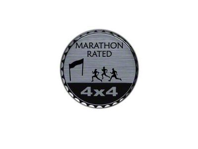 Marathon Rated Badge (Universal; Some Adaptation May Be Required)