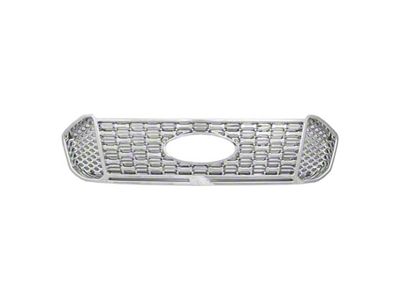 Mesh Insert Upper Grille Overlay; Chrome ABS (19-23 Ranger)