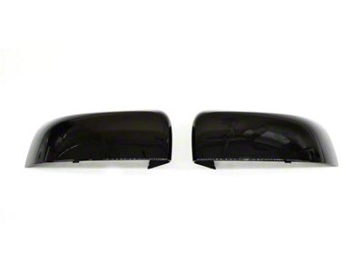 Mirror Covers; Gloss Black (19-23 Ranger)