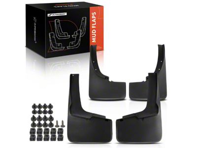 Mud Flap Splash Guards; Front and Rear (19-23 Ranger, Excluding Tremor)