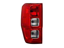 OEM Style Tail Lights; Chrome Housing; Red/Clear Lens; Driver Side (19-23 Ranger w/ Factory Halogen Tail Lights)
