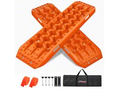 Off-Road Recovery Traction Board Kit; Orange