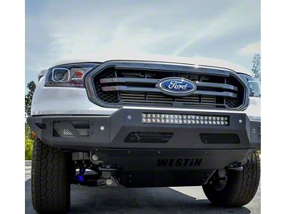 Westin Outlaw/Pro-Mod Front Bumper Skid Plate; Textured Black (19-23 Ranger)