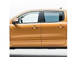 Painted Body Side Molding; Shadow Black Pearl (19-26 Ranger SuperCrew)