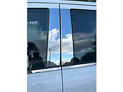 Pillar Post Trim; Stainless Steel; 4-Piece (24-26 Ranger)