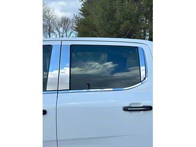 Pillar Post Trim; Stainless Steel; 6-Piece (24-26 Ranger)