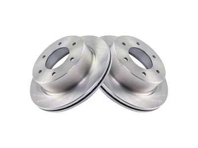 Plain Vented 6-Lug Rotors; Rear Pair (19-25 Ranger, Excluding Raptor)