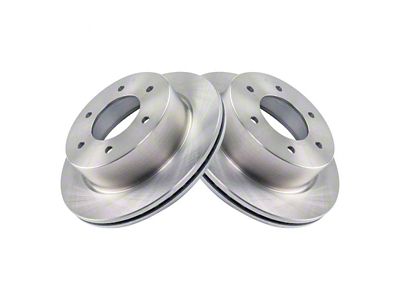 Plain Vented 6-Lug Rotors; Rear Pair (19-23 Ranger)